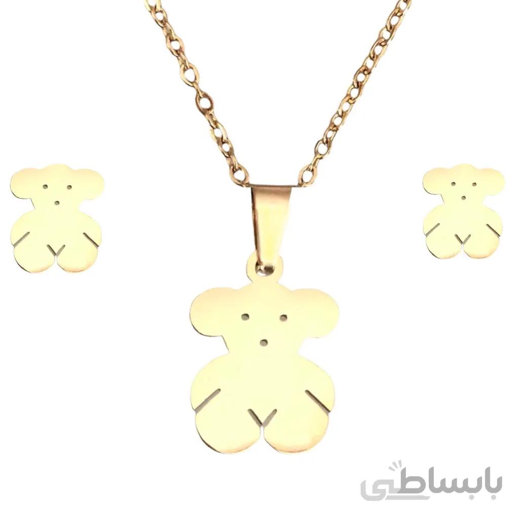 نیم ست دخترانه مدل خرسی