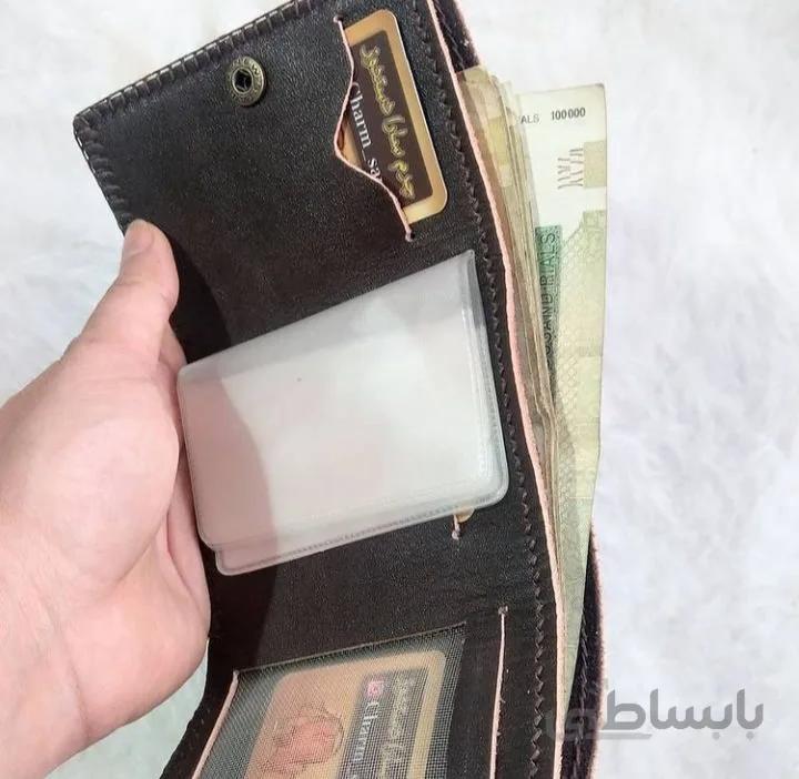 کیف پول مردانه چرم کد۱۳۱۷۳۱۸۴۵۱۰