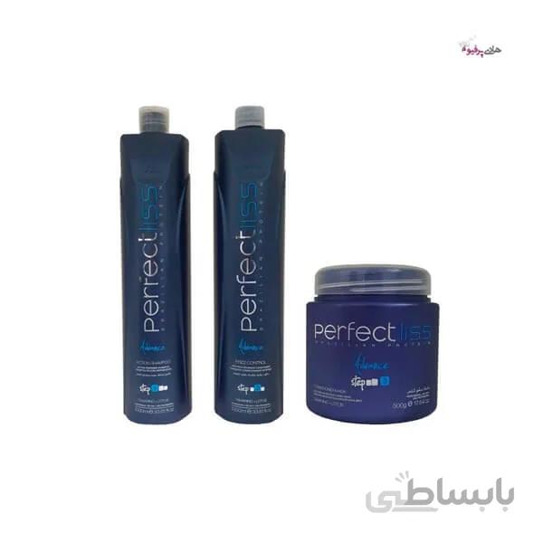کراتین مو پرفکت لیس Perfect liss ادونس آبی اصل برزیل