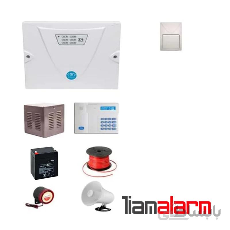 پکیج دزدگیر اماکن با سیم مدل کلاسیک سیم کارتی و تلفنی cgf1