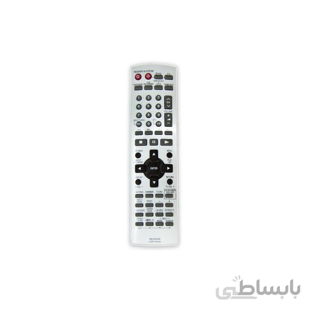 کنترل تلویزیون و دی وی دی پاناسونیک PANASONIC مدل EUR7722040