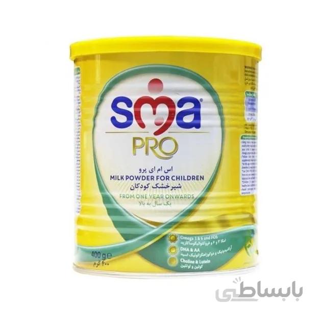 شیر خشک اس ام ای پرو 3 مناسب از یک سال به بالا 400 گرم ا SMA Pro Milk Powder From One Year Onwards 400 g