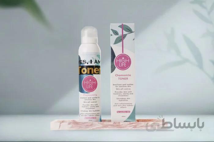 تونر پاک کننده صورت هایلایف (High Life) مدل گل بابونه