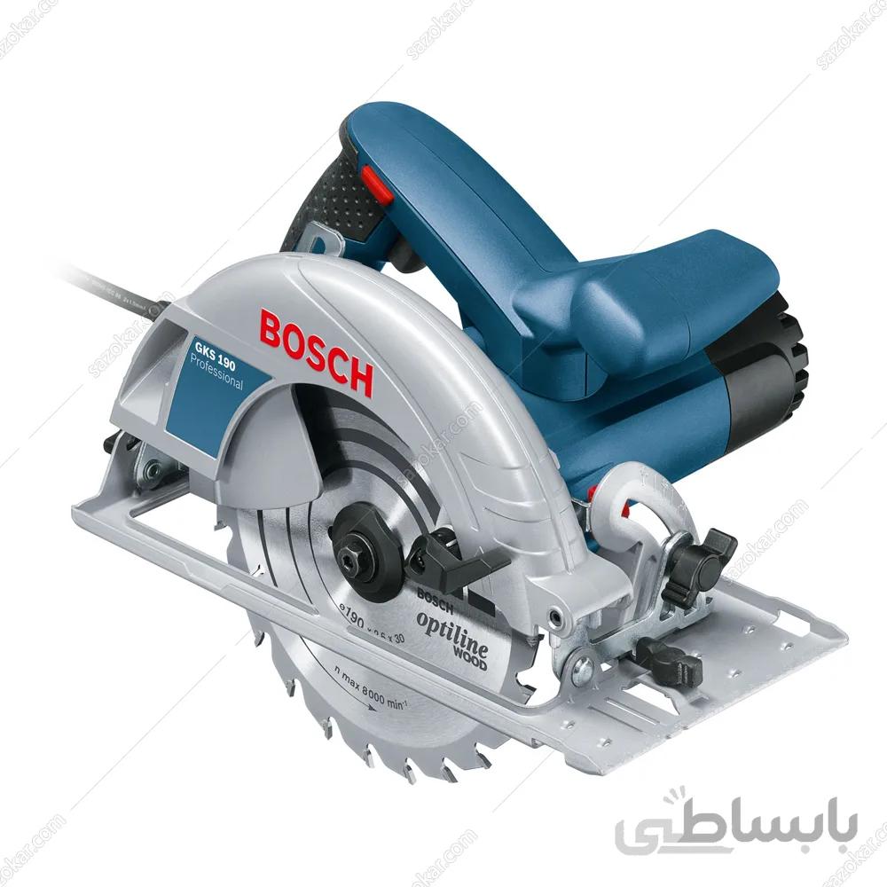 اره گرد 19 سانت بوش مدل GKS 190 ا GKS 190 کد 317818