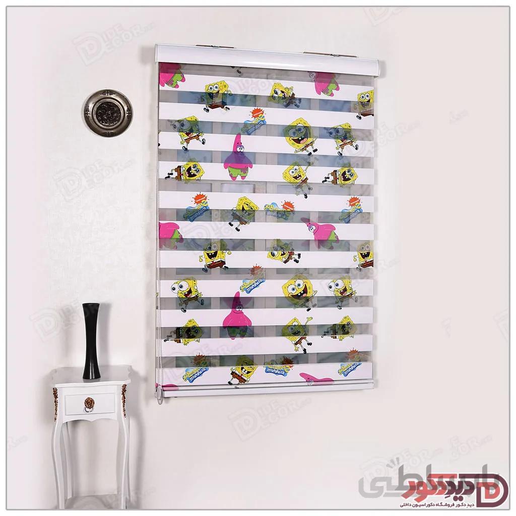 پرده زبرا چاپی کودک کد H-119
