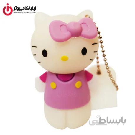 فلش مموری عروسکی کینگ فست مدل KI-16 طرح Hello Kitty ظرفیت 32 گیگابایت