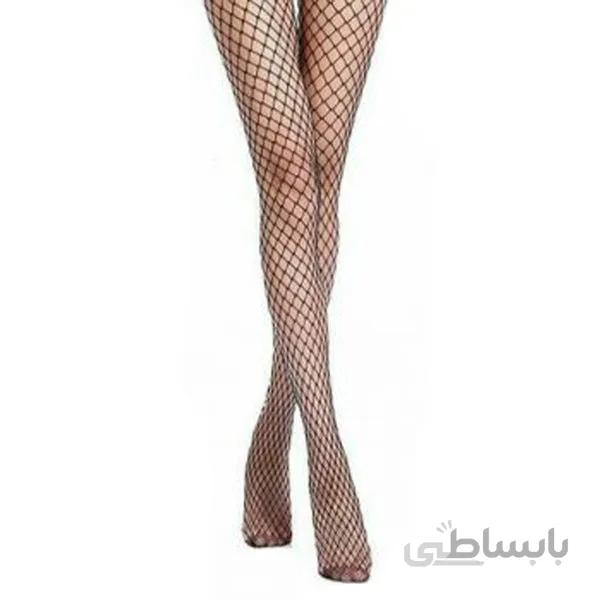 جوراب شلواری فیش نت فانتزی و توری مجلسی ریز کد PH429