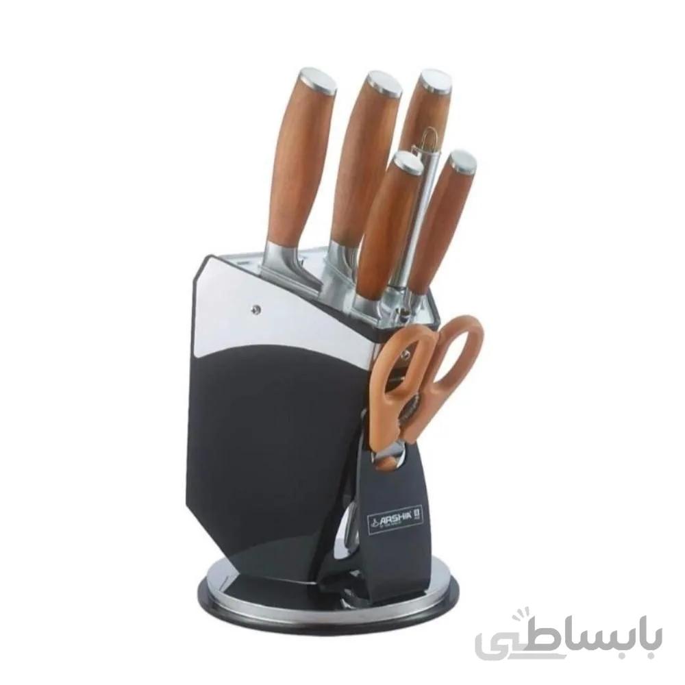 سرویس چاقو عرشیا 7 پارچه مدل 2591