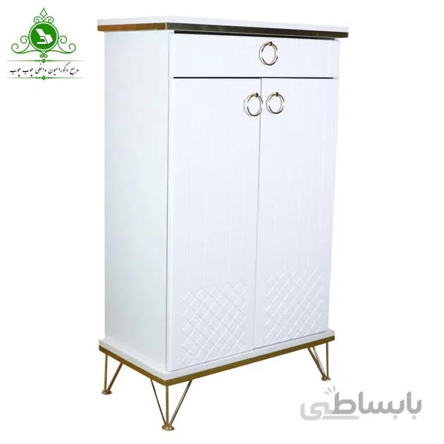 جاکفشی مدل دو درب لیزری پایه فلزی