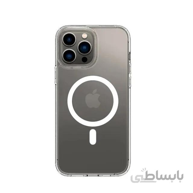 کاور اسپیگن مدل ultra hybrid magsafe مناسب برای گوشی موبایل اپل iphone 13 pro
