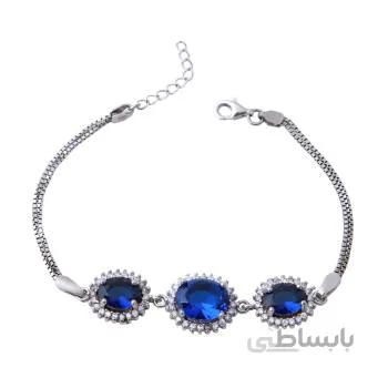 دستبند نقره زنانه کد DP_362