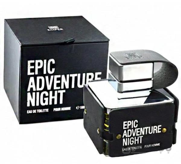 ادو تویلت مردانه امپر مدل Epic Adventure Night حجم 100 میل ا Emper Epic Adventure Night Eau De Toilette For Men 100 ml