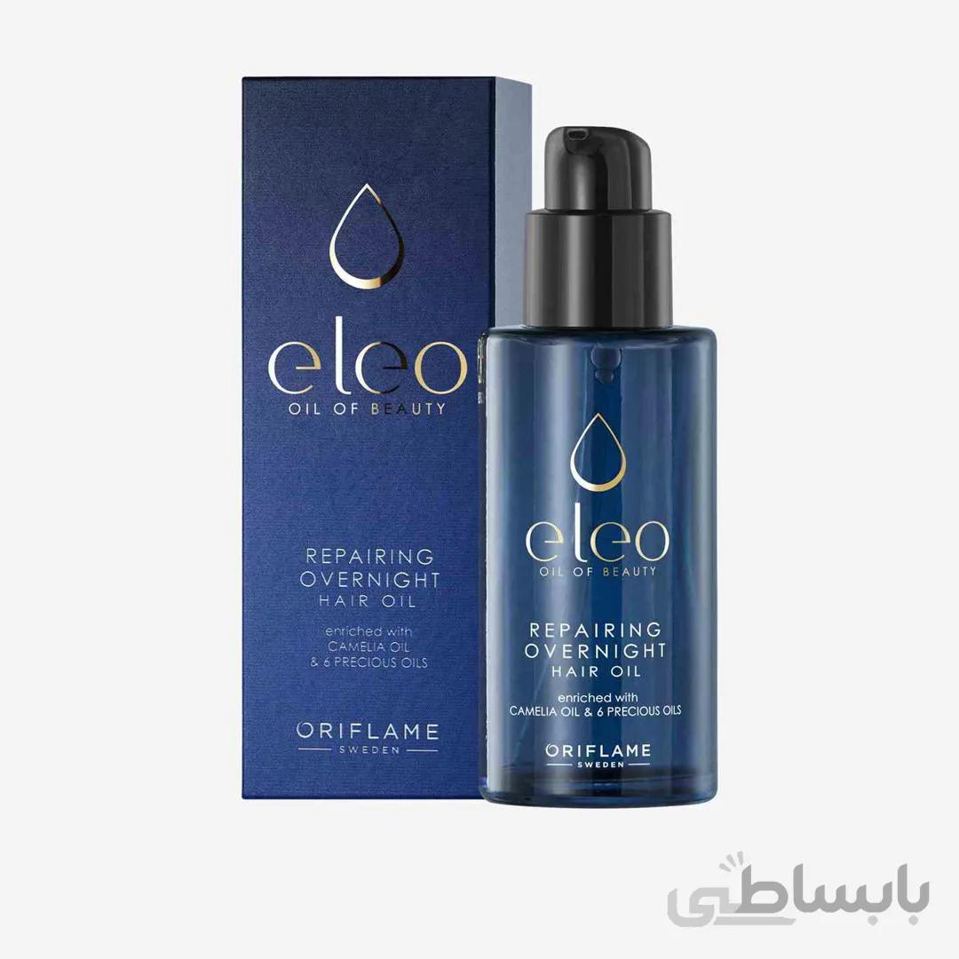 روغن مو تغذیه کننده و بازسازی کننده شب الئو 38602 ا ELEO Repairing Overnight Hair Oil 38602