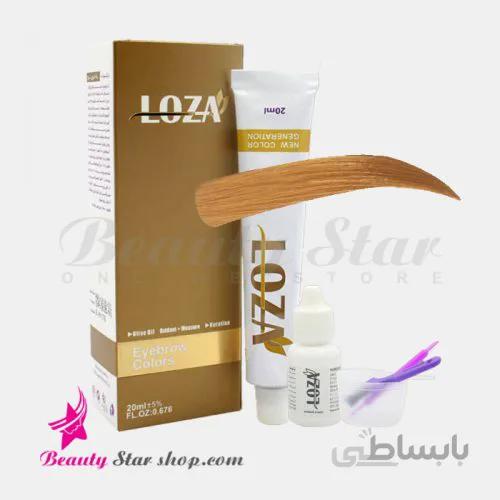 کیت رنگ ابرو بلوند طلایی خیلی روشن شماره 9.3 LOZA حجم 20 میلی لیتر