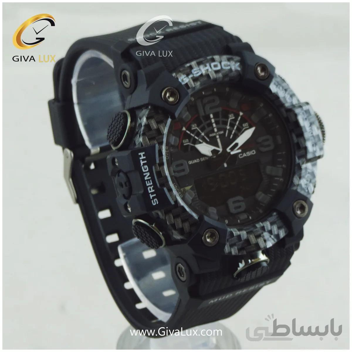 ساعت مچی اسپرت کاسیو جیشاک G-shock دو زمانه مشکی کد 980251