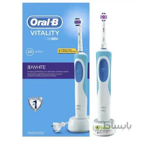 اورال بی - مسواک برقی ویتالیتی تری دی وایت