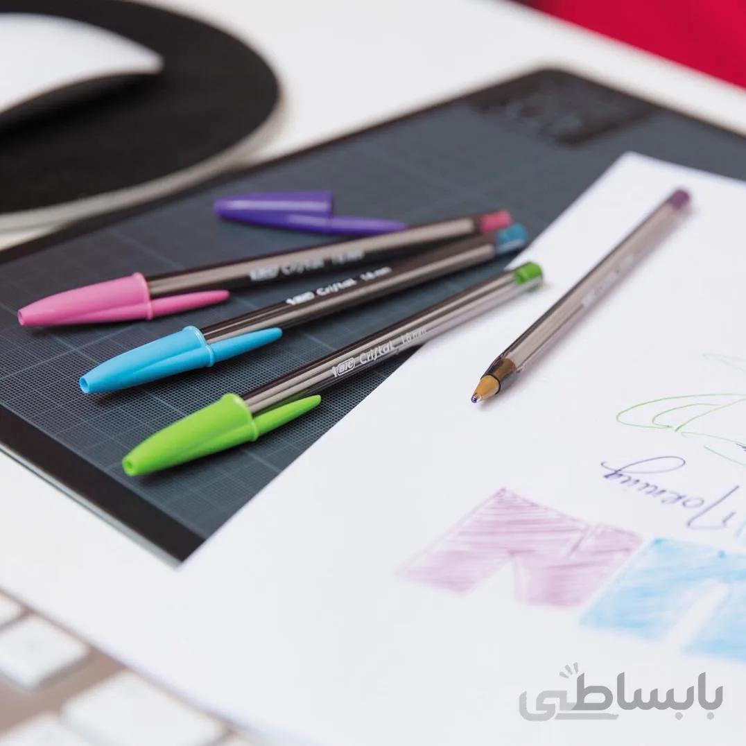 خودکار بیک Bic کریستال cristal قطر نوشتاری 1.6 میلیمتر | www.ahwazonline.com