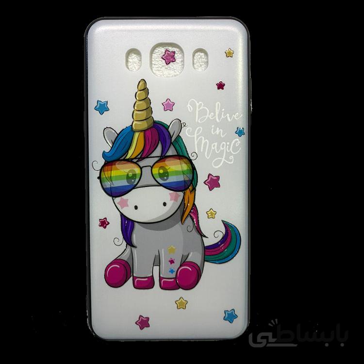 قاب طرح دار سامسونگ J7 2016 طرح یونیکورن/SAMSUNG J710