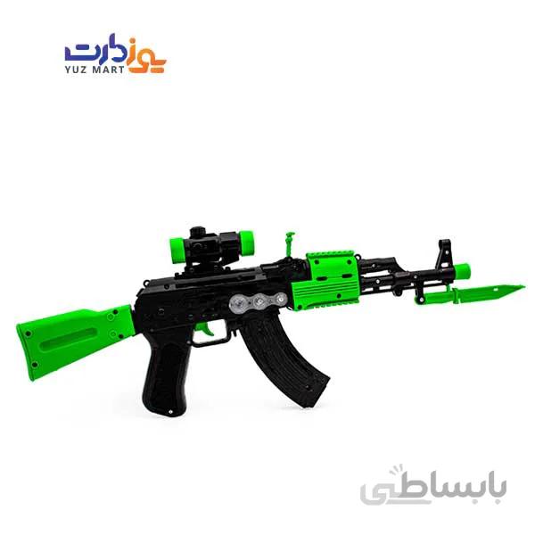 اسباب بازی تفنگ کلاشینکف موزیکال مدل Hulk