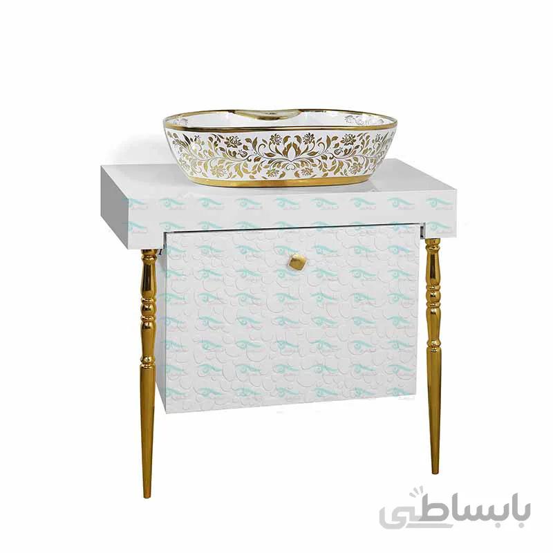 روشویی آذین سفید
