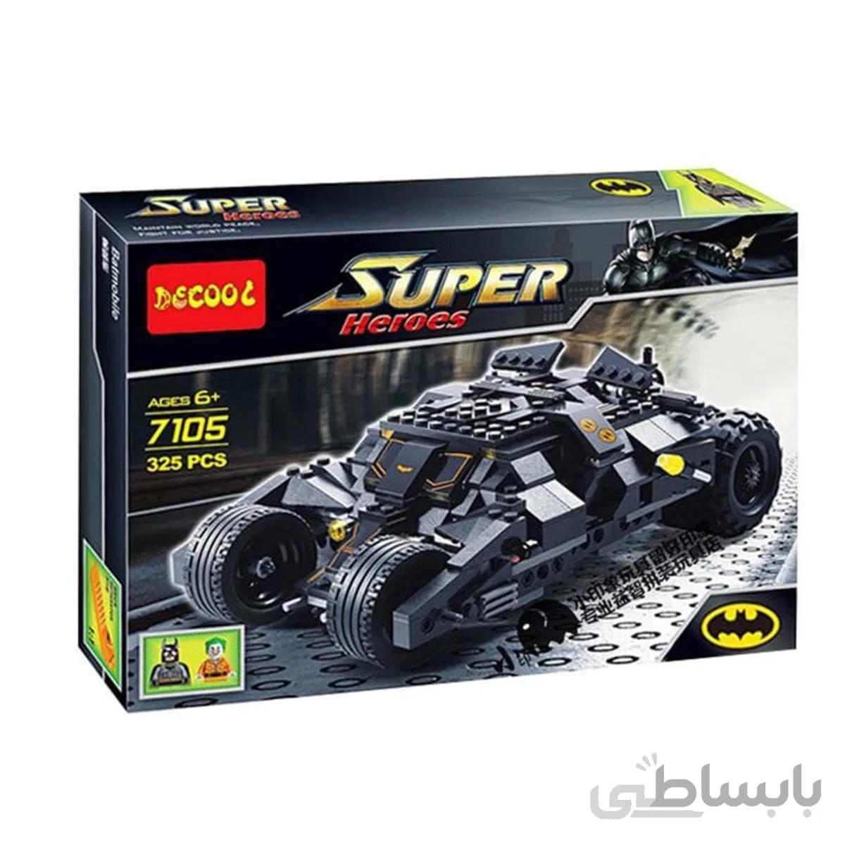 لگو مدل بت موبیل کد decool 7105