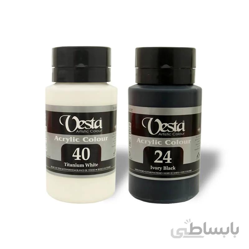 رنگ اكريليک 500ml وستا