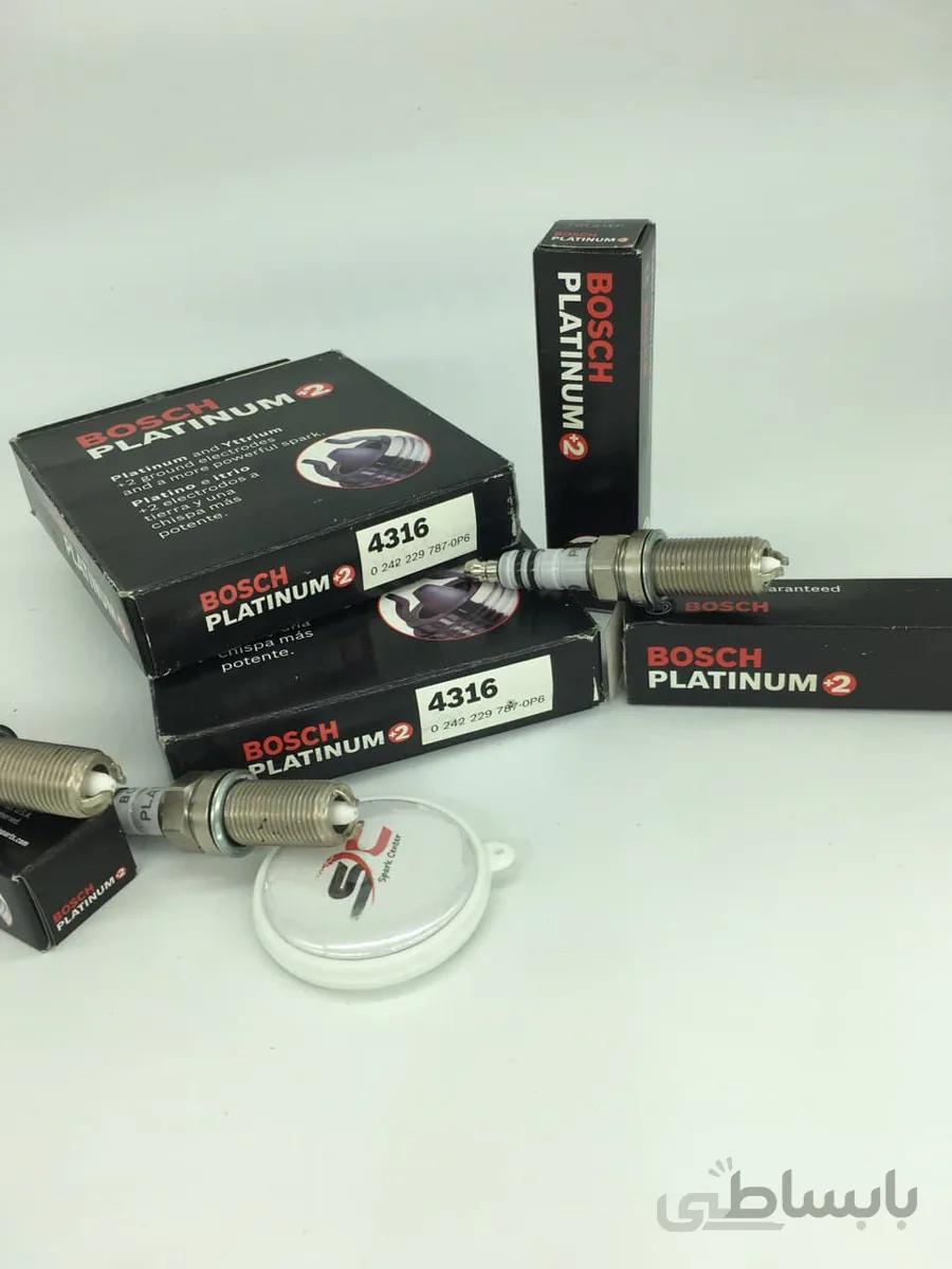 شمع بوش سوزنی پلاتینیوم دو پلاتین پایه بلند BOSCH FGR8MDP 4316(یک عدد)