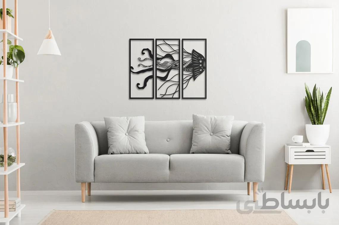 تابلو چند تکه مدل عروس دریایی