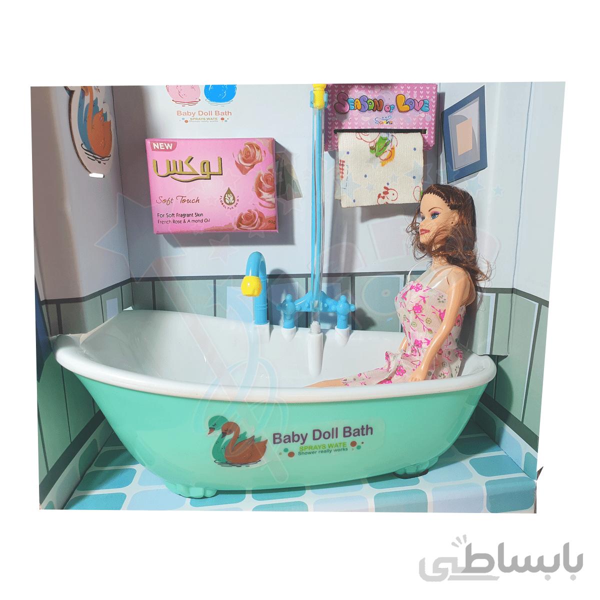 عروسک باربی به همراه وان ایتم 002.1