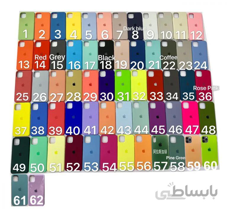 قاب گوشی اپل آیفون Apple iPhone 12 Pro Max مدل سیلیکونی ا Silicone Cover Case for Apple iPhone 12 Pro Max