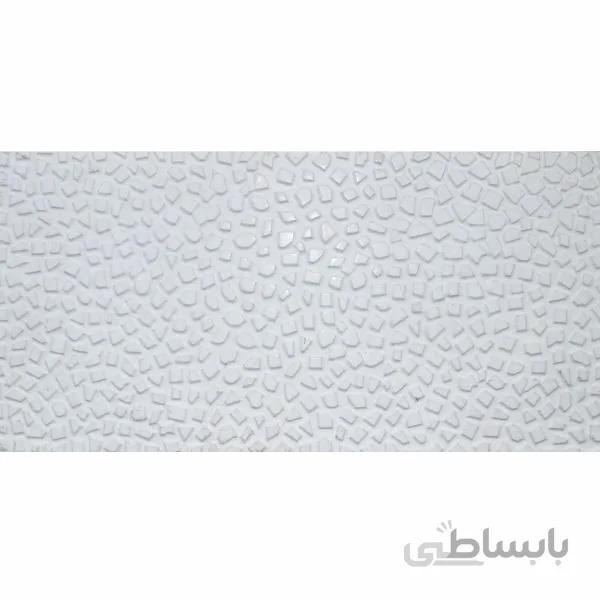 کفپوش پلیمری - مدل واش بتن30*60 - سفید