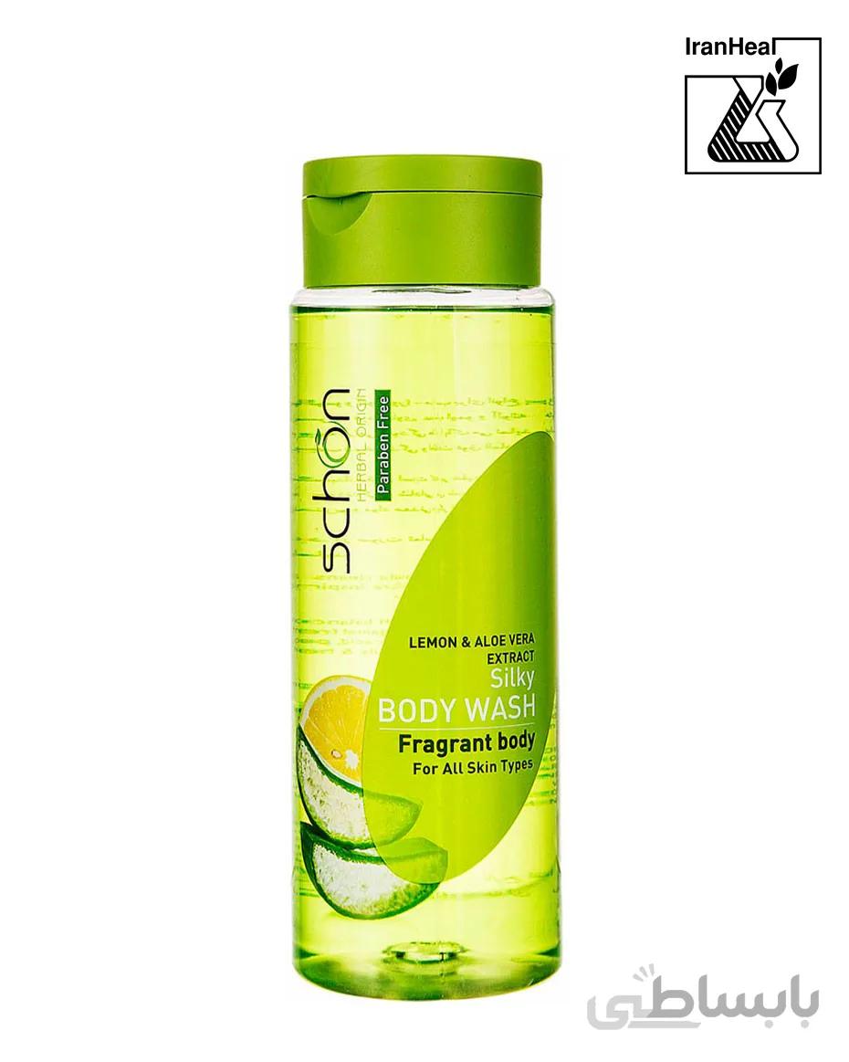 شامپو بدن با عصاره لیمو و آلوئهورا شون ا Schon Lemon & Aloe Vera Extract Silky Body Wash