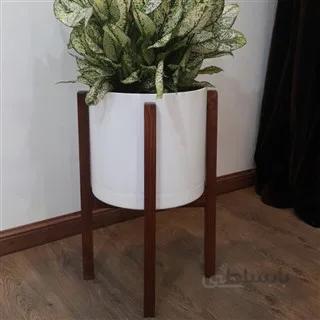 استند و گلدان مدل یاس 6 با گلدان پلیمری 35