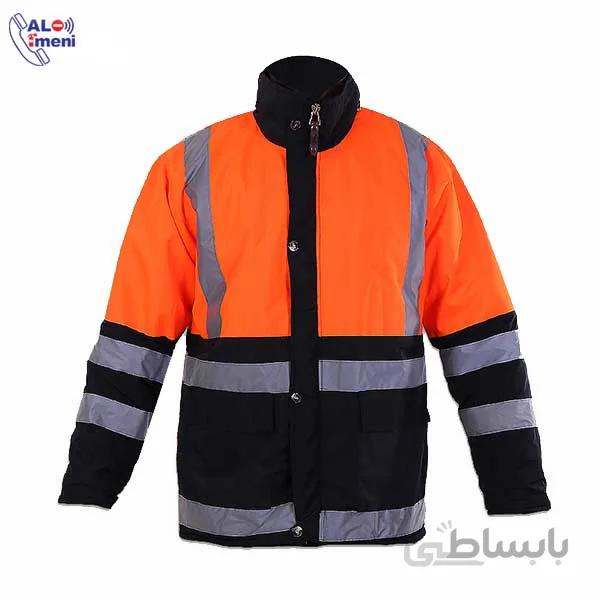 اورکت راهداری نارنجی | کاپشن راهداری