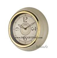 ساعت دیواری لوتوس فلزی کرم طلایی کد ELLIS M-4007