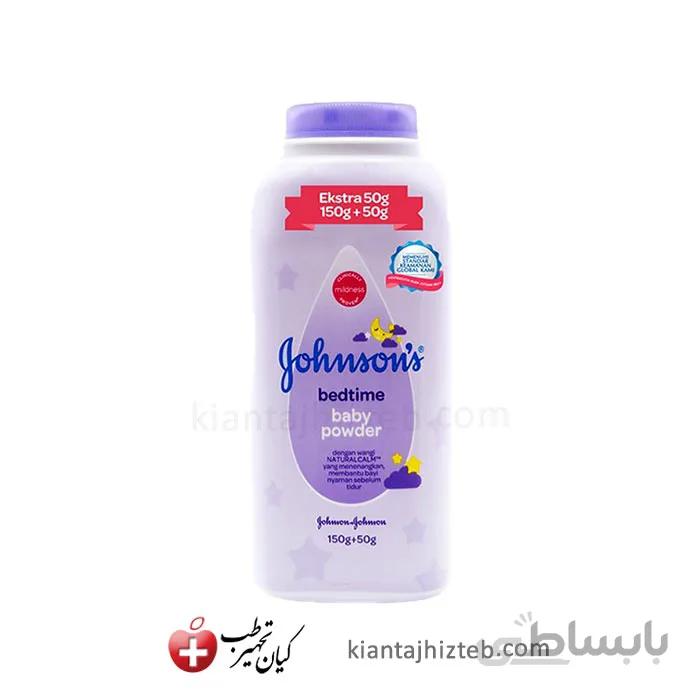 پودر بچه جانسون مدل Bedtime حجم 200 گرم