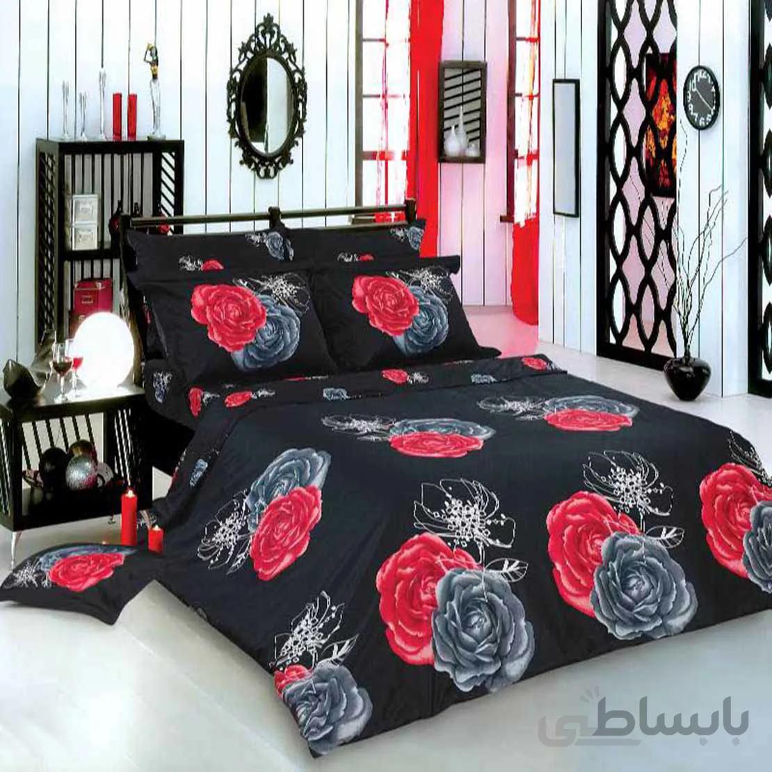 لحاف تک دونفره ملرز طرح رزول Rose Well ساتن