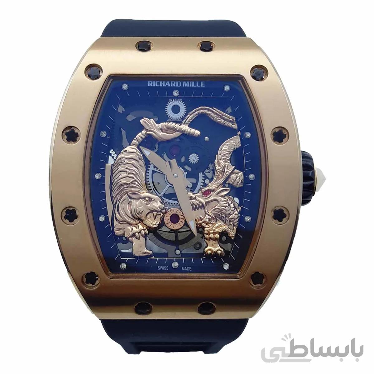 ساعت مچی مردانه ریچارد میل مدل 2556 Richard Mille Skull