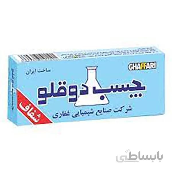 چسب دوقلوی شفاف همه کاره معمولی غفاری