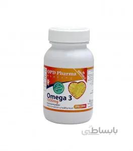 سافت ژل امگا 3 او پی دی فارما 1000 میلی گرم 30 عددی ا OPD Pharma Omega 3 1000 mg 30Soft Gels