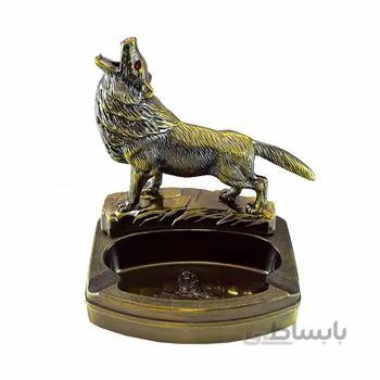 فندک دکوری زیرسیگاری دار مدل گرگ
