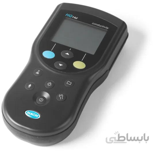 دستگاه پرتابل EC متر تک کاناله مدل HQ14D برند HACH (بدون الکترود)