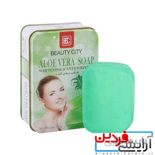 صابون روشن کننده آلوئه ورا بیوتی سیتی