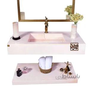 روشویی سنگی مرمر رزوایت مدل گلایل