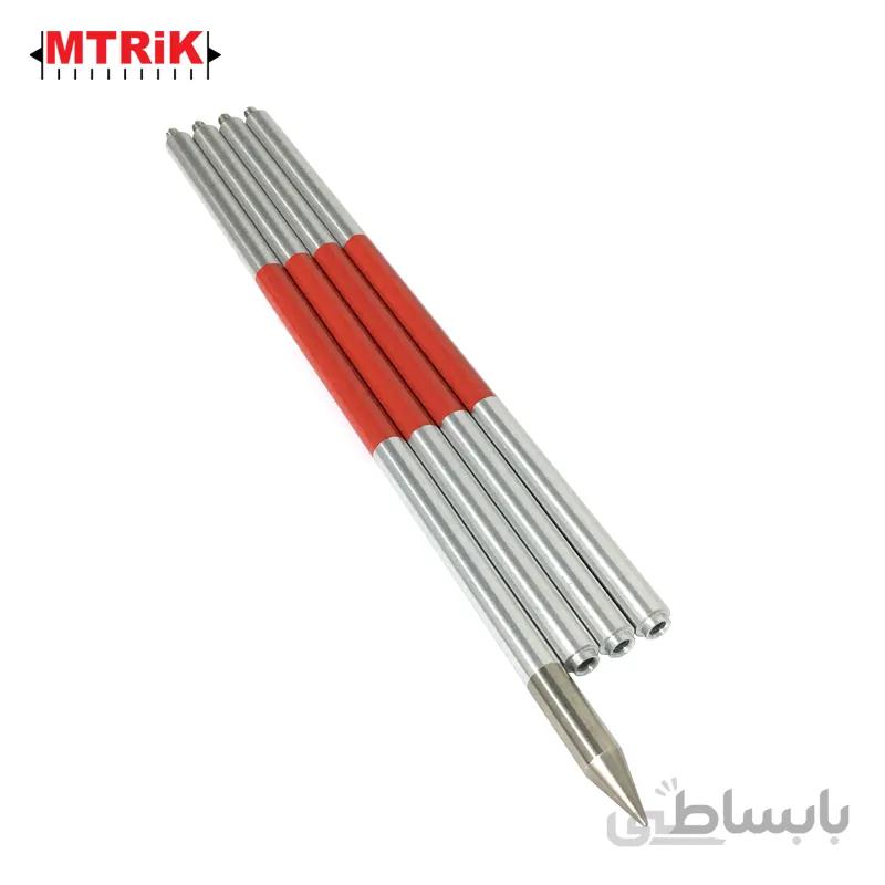 ست کامل ژالن مینی منشور لایکا مدل CH200 ا LEICA CH200 Complete set of mini prism pole