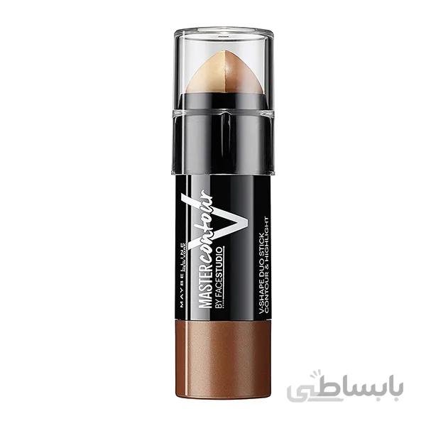 کانتور استیکی میبلین ا Maybelline FACESTUDIO® MASTER CONTOUR V-SHAPE DUO STICK