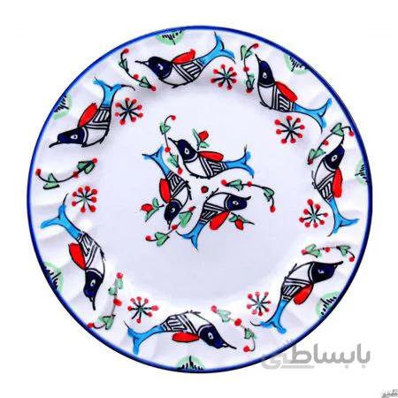 بشقاب چینی طرح مرغی مجموعه 6 عددی