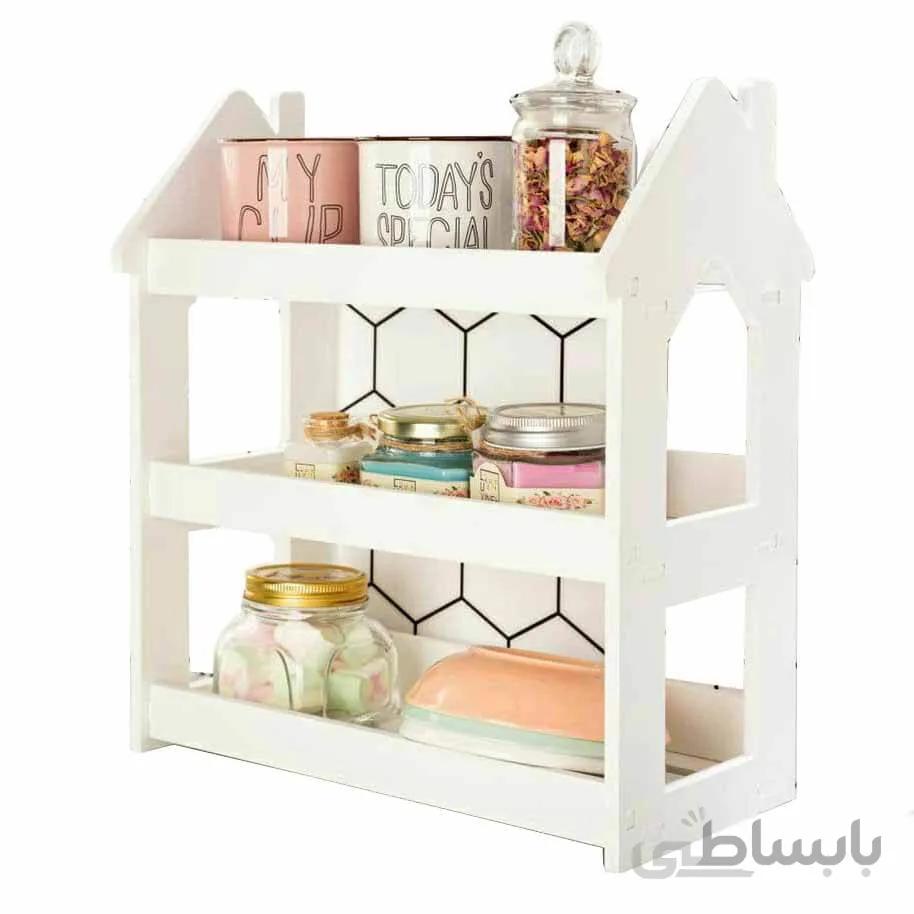 استند رو کابینتی 3 طبقه طرح کلبه لوکسینه