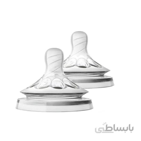 سرشیشه اونت مدل SCF652/27 بسته 2 عددی ا Avent SCF652/27 Bottle Teats Pack Of 2
