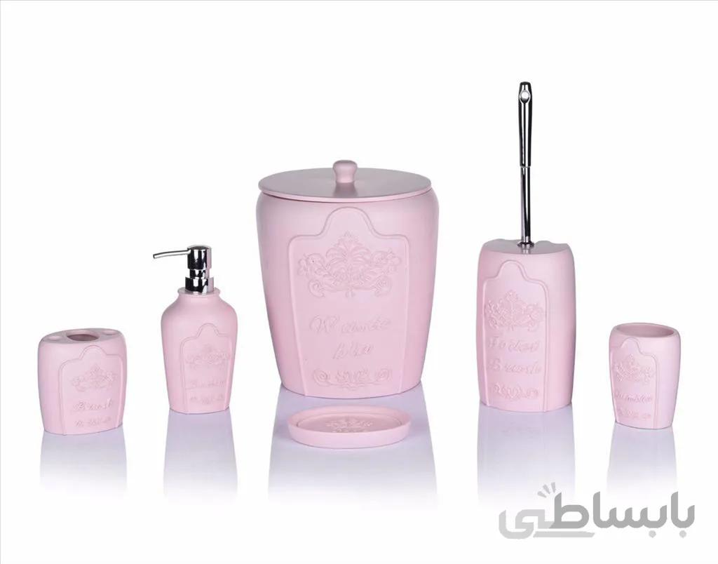 ست سرویس بهداشتی 6 پارچه کنتراست مدل 7272 ا طراحی زیبا و مدرن